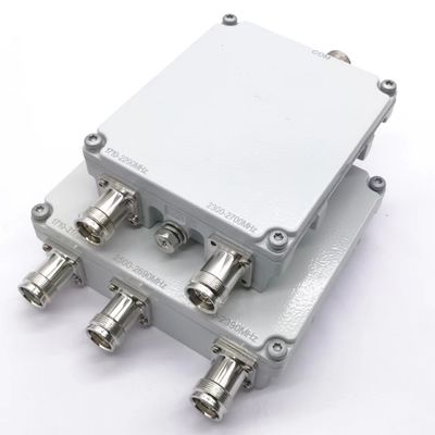 Tri-band Low Pim Combiner 600-2170 2500-2690 3400-4000MHz voor apparatuur