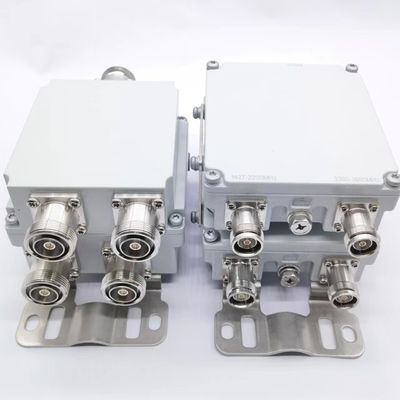Innen/buiten IP65 698-2700MHz 4.3-10-F DIN-F RF combinator met compacte verpakkingsgrootte