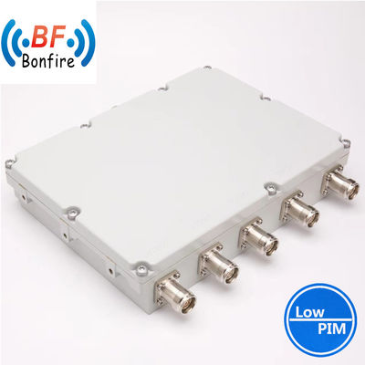 Op maat gemaakte 4 Way Quad-Band Combiner 1710-2700MHz RF Low Pim Quadplexer met N Vrouwelijke