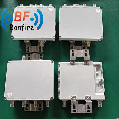 5g Combiner 698-3800MHz RF breedband Low Pim Quadplexer voor Ibs Bts Das RF Multiplexer