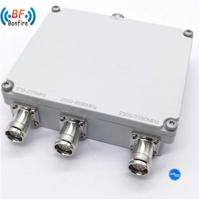 Double Unit Combiner 1710-1880/1920-2690MHz RF Diplexer/Duplexer 7/16DIN Vrouwelijk Type