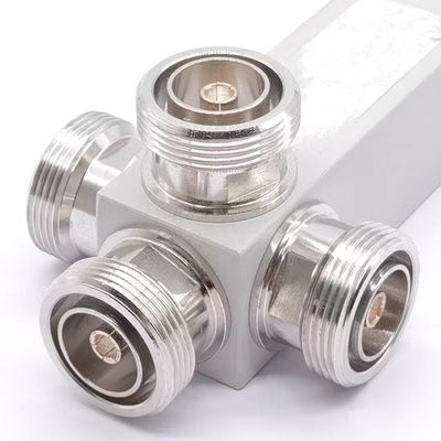 Multiband 2/3/4 Way High Power Splitter 350-3800MHz DIN-F voor verbeterde signaalsplitsing