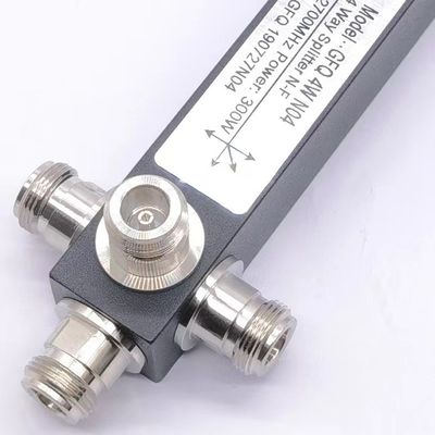 High Power Splitter 698-3800MHz N F Ultra Breedband 2/3/4 Way Low Pim Reactief voor de markt