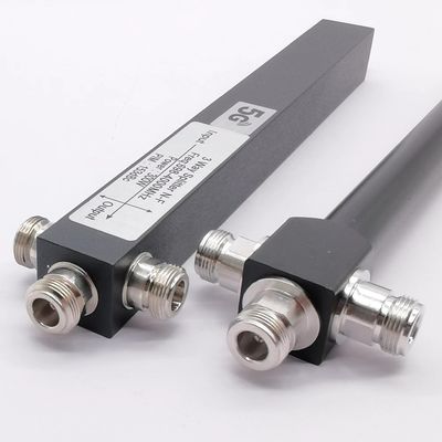 698-4200MHz N-F 3 Way Low Pim Cavity High Power Splitter in aangepaste grijze kleur