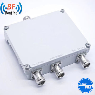Low Pim Combiner VHF UHF Band Duplexer voor netwerkdekking van 1710-2170MHz 2300-2690MHz