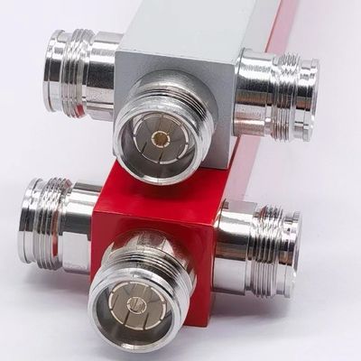 4.3-10 F 3 Way Reactive Power Splitter voor DAS IBS 350-3800MHz Indoor/Outdoor IP65