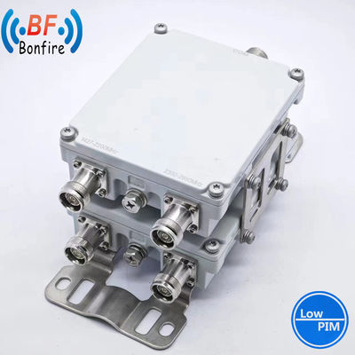 1710-2170MHz 2300-2690MHz Triplexer Radiofrequentie Tri-band RF Low Pim Combiner SMA Vrouwelijk