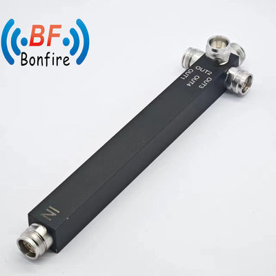 IP65 Low Pim RF 4 Way Reactive Power Splitter Divider Package Bruto gewicht 1.100kg
