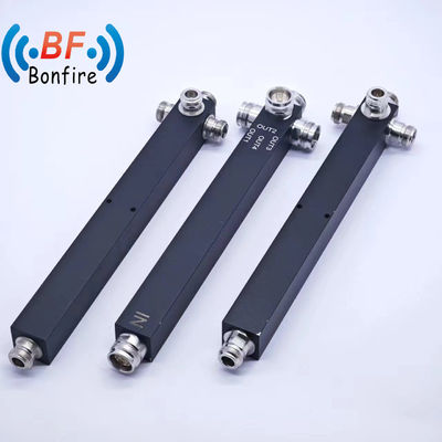 IP65 Low Pim RF 4 Way Reactive Power Splitter Divider Package Bruto gewicht 1.100kg