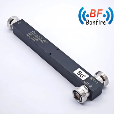 Hoog vermogen 350-3800MHz 2-weg cavity power splitter met DIN vrouwelijke connectoren Geschikt