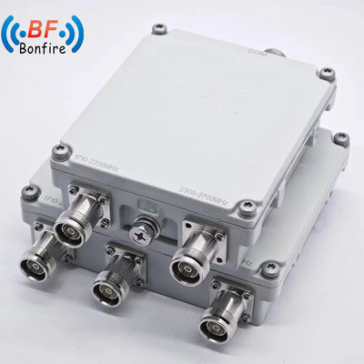 Oplossingen voor inbouw 100 W UHF Triplexer 698-960 1710-2170 MHz N-vrouwelijk/BNC-vrouwelijk interface