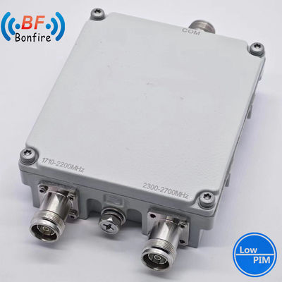 2300-2400 2500-2700MHz Low Pim -150dbc Triplexer RF Diplexer Twin Diplexer RF Dual Band Combiner met 4.3-10-F Connector
