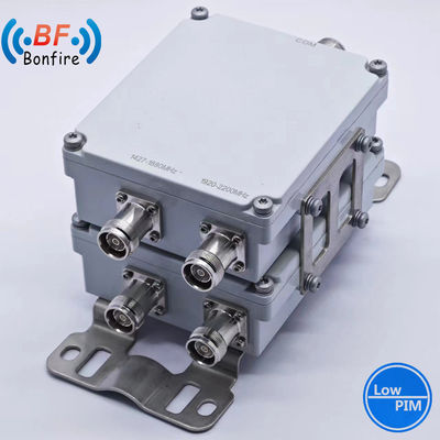 4.3-10f DIN-F Triplexer RF Diplexer RF Combiner voor 2300-2400 2500-2700MHz in zwart