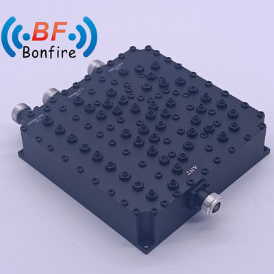 HLQ-XXXXX Tri-Band Combiner 1710-1880 1920-2170 3300-3700MHz met 4.3-10-F DIN-F N-F