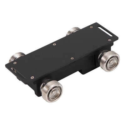 Hybride koppeling 2 in 2 uit 698-4000MHz DIN-F voor combinatie van signaal in breed frequentiebereik