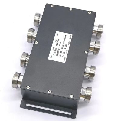 Pakket Bruto Gewicht 2.000 kg Hybride combinator Hybride koppeling 4 in 4 uit 617-3800MHz DIN-F