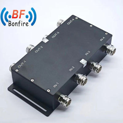3 in 3 uit Hybride koppelaar met 4.3-10-F/DIN-F/N-F interface Grijz/Rood/Zwart/op maat