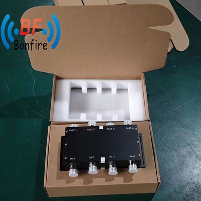 100W 90 graden 3dB RF Hybride koppelaar 698-4000MHz Hybride combinator IP60 N Vrouwelijk Rood