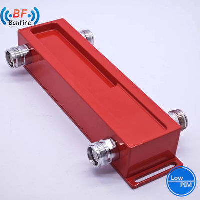Zwarte UHF 3dB Das Hybrid Combiner 698-4000MHz 2 in 2 uit Hybrid Coupler 4.3-10 Vrouwelijk