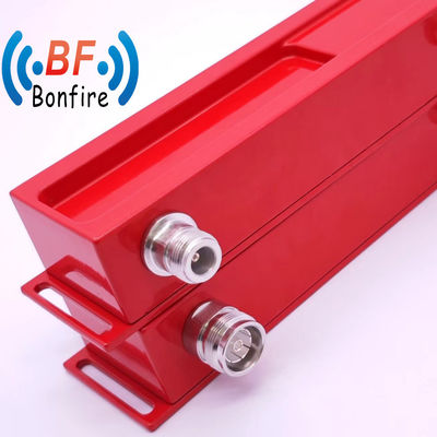 698-3800MHz 2 1 2 2 Draadloos Low Pim Indoor Hybrid Coupler Hybrid Combiner N-F in Grijs