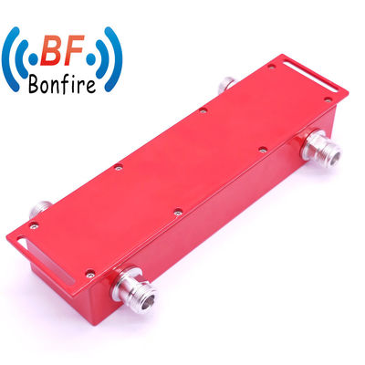 698-3800MHz 2 1 2 2 Draadloos Low Pim Indoor Hybrid Coupler Hybrid Combiner N-F in Grijs