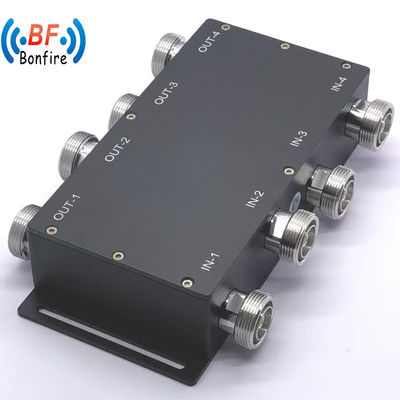 698-4000MHz 4X4 4 in 4 uit 300W 155pim RF Hybrid Coupler Hybrid Combiner voor Das Ibs