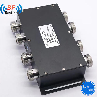 4X4 617-3800MHz RF Hybride Combiner voor Outdoor Low Pim en Grijs/Rood/Zwart/op maat gemaakt