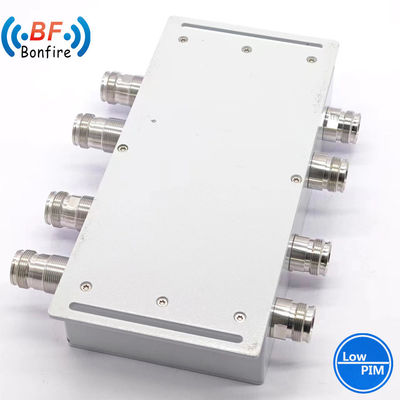Grijze DQ-XXXXX 4 in 4 Hybride combinator met aangepaste parameters 617-3800MHz -161dbc