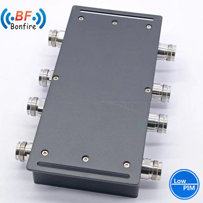 Grijze DQ-XXXXX 4 in 4 Hybride combinator met aangepaste parameters 617-3800MHz -161dbc