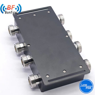 Hoge isolatie 4.3-10 Vrouwelijke 4 in 4 uit RF Hybride Combiner voor Ibs Das 400W 617-3800MHz