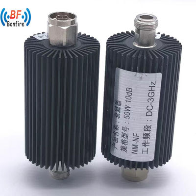 5W 10W 20W 50W 100W 200W Draadloze communicatie Low Pim Microwave Coaxial RF Attenuator