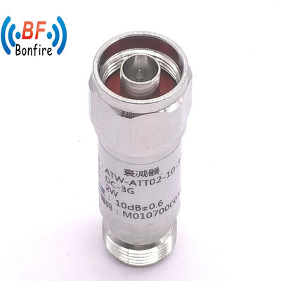 5W 10W 20W 50W 100W 200W Draadloze communicatie Low Pim Microwave Coaxial RF Attenuator