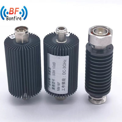 5W 10W 20W 50W 100W 200W Draadloze communicatie Low Pim Microwave Coaxial RF Attenuator