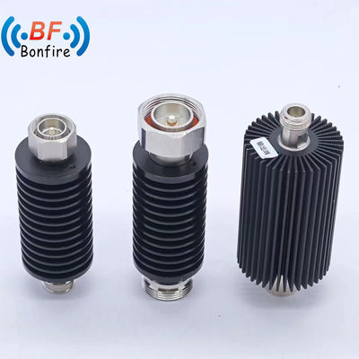 Zwart DC-3800MHz Microwave Communications RF Coaxial Attenuator Verstelbare Attenuator