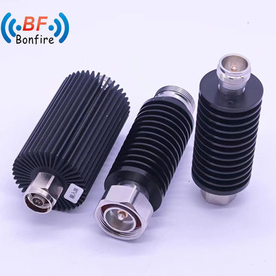 Zwart DC-3800MHz Microwave Communications RF Coaxial Attenuator Verstelbare Attenuator