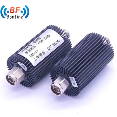 Verstelbare RF Attenuator Low Vswr DC-3800MHz OEM en ODM Grijs/Rood/Zwart/Aangepast