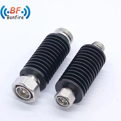 Uni-directionele 100W vaste attenuator 3/6/10/20dB N-Man tot N-Vrouw DC-3800MHz Zwart