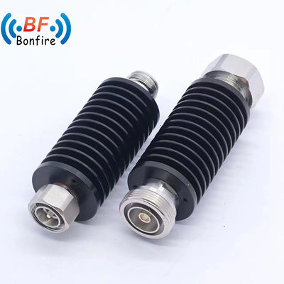 Uni-directionele 100W vaste attenuator 3/6/10/20dB N-Man tot N-Vrouw DC-3800MHz Zwart