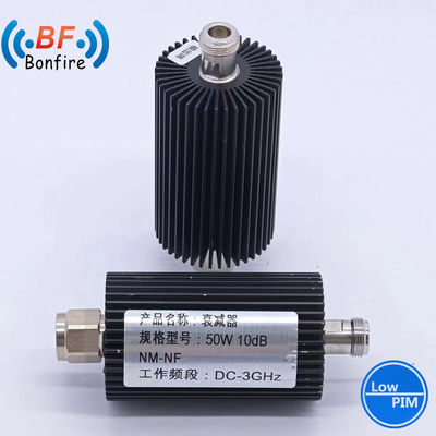 Grijs RF Attenuator DC-3800MHz 3dB 6dB 10dB 15dB 20dB 30dB 40dB 5W Coaxiale Attenuator SMA-Man tot SMA-Vrouw Verstelbaar