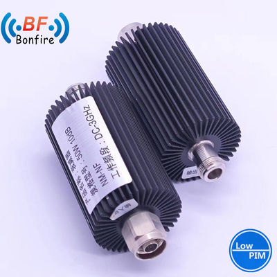 Grijs 100W DC-3800MHz 3-40dB verstelbare attenuator RF coaxiale attenuator voor telecommunicatiesysteem