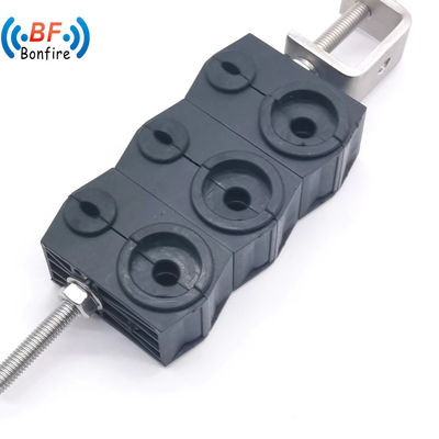 KXK-2201-Dubbelgat Triple Cable Clamp voor 1/2&quot; en 7/8&quot; Coaxial Cable Duurzaam Ontwerp