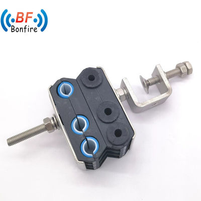 Cable Clamp van roestvrij staal RF Feeder Cable Clamp Coaxial Cable Clip met O-type plastic