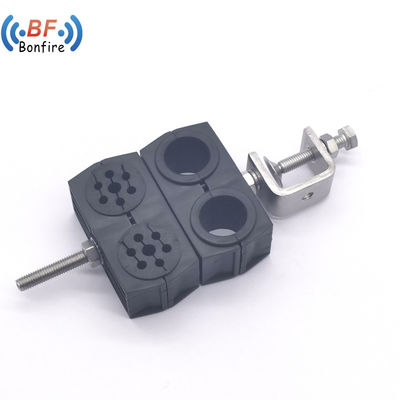 Cable Clamp van roestvrij staal RF Feeder Cable Clamp Coaxial Cable Clip met O-type plastic