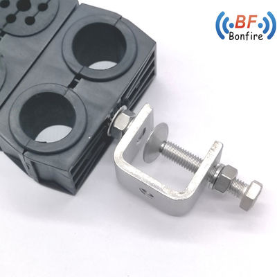 Plastic Fiber Optic Drop Cable Clamp Isolatie Suspension Dood End Anker Clamps