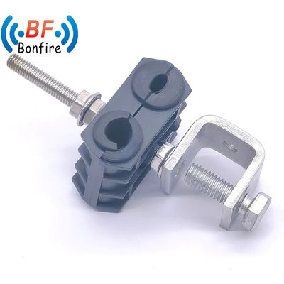 Vlekkeloos staaldraad touwclip voor bootkabelrigging Hardware Single Hole Clamp