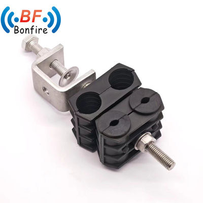 RF Twin Coaxial Superflex Smooth Cable Feeder Clamp voor telecommunicatietoepassingen
