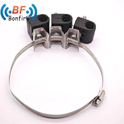 Op maat gemaakte 5-7mm 13-14mm Drie-holes Hook Type Feeder Clamps Zelfvergrendelende kabelclamps