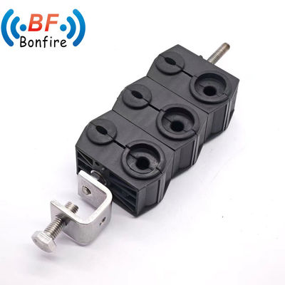 Op maat gemaakte 5-7mm 13-14mm Drie-holes Hook Type Feeder Clamps Zelfvergrendelende kabelclamps