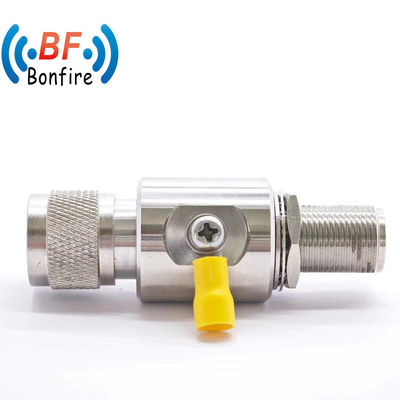 BLQ-060-41101 DC-6000MHz RF Arrester Coaxal Lightning Surge Arrester Nm tot NF Zwart