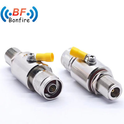 UHF RF coaxialkabelconnector N-M naar N-F-interface voor verbinding in alle weersomstandigheden